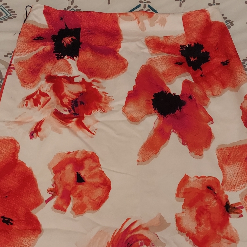 Worthington Floral Pencil Skirt Size12